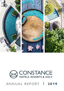 Constance Hotels & Resorts | Annual Report 2019